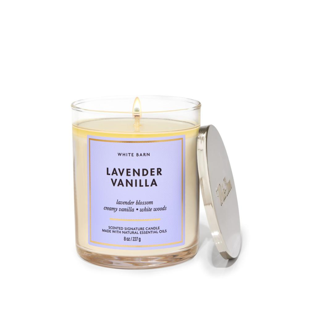 Bath & Body Works Nến thơm 1 bấc - Lavender Vanilla