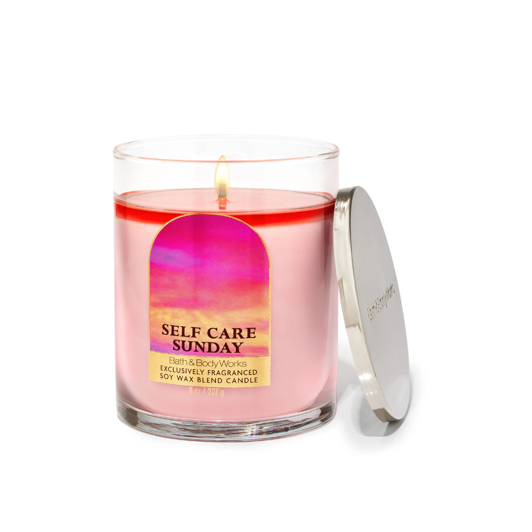Bath & Body Works Nến thơm 1 bấc - Self Care Sunday