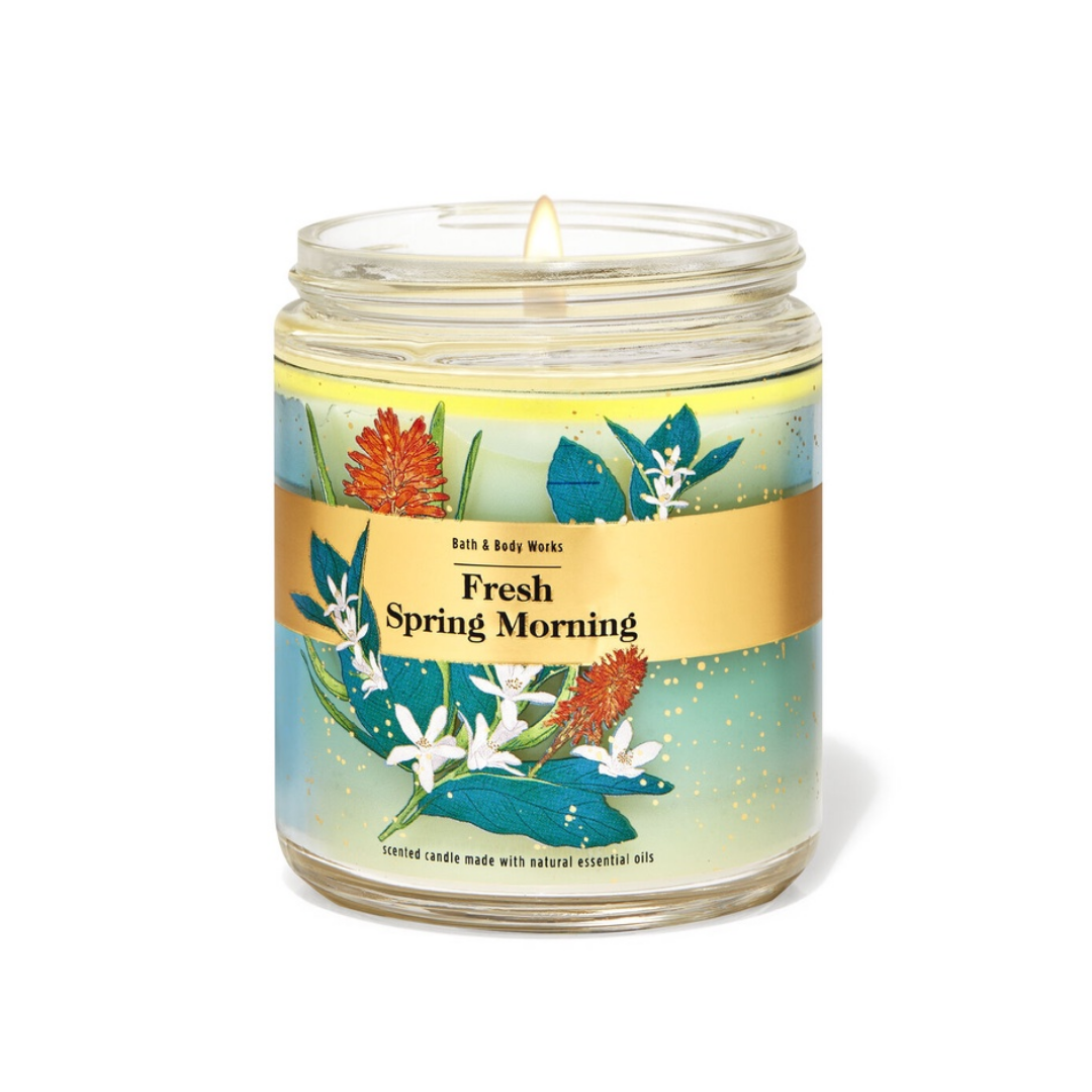 Bath & Body Works Nến thơm 1 bấc - Sunkissed Morning
