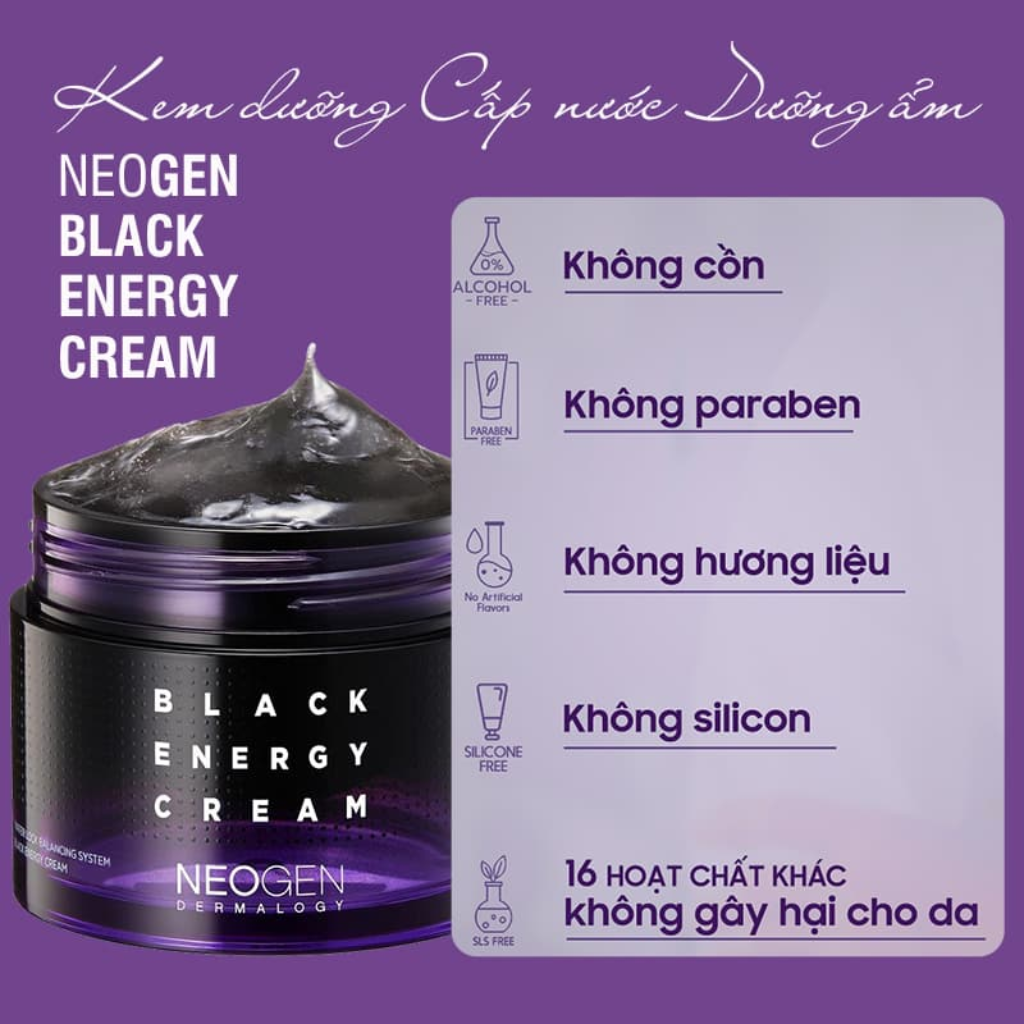 Neogen Kem Dưỡng Black Energy Cream 80ml