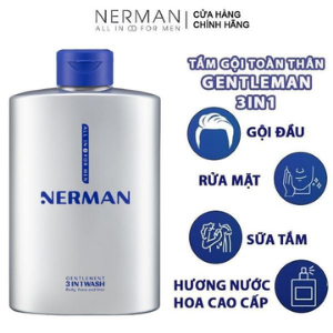 Nerman Tắm Gội 3IN1 For Men 350g