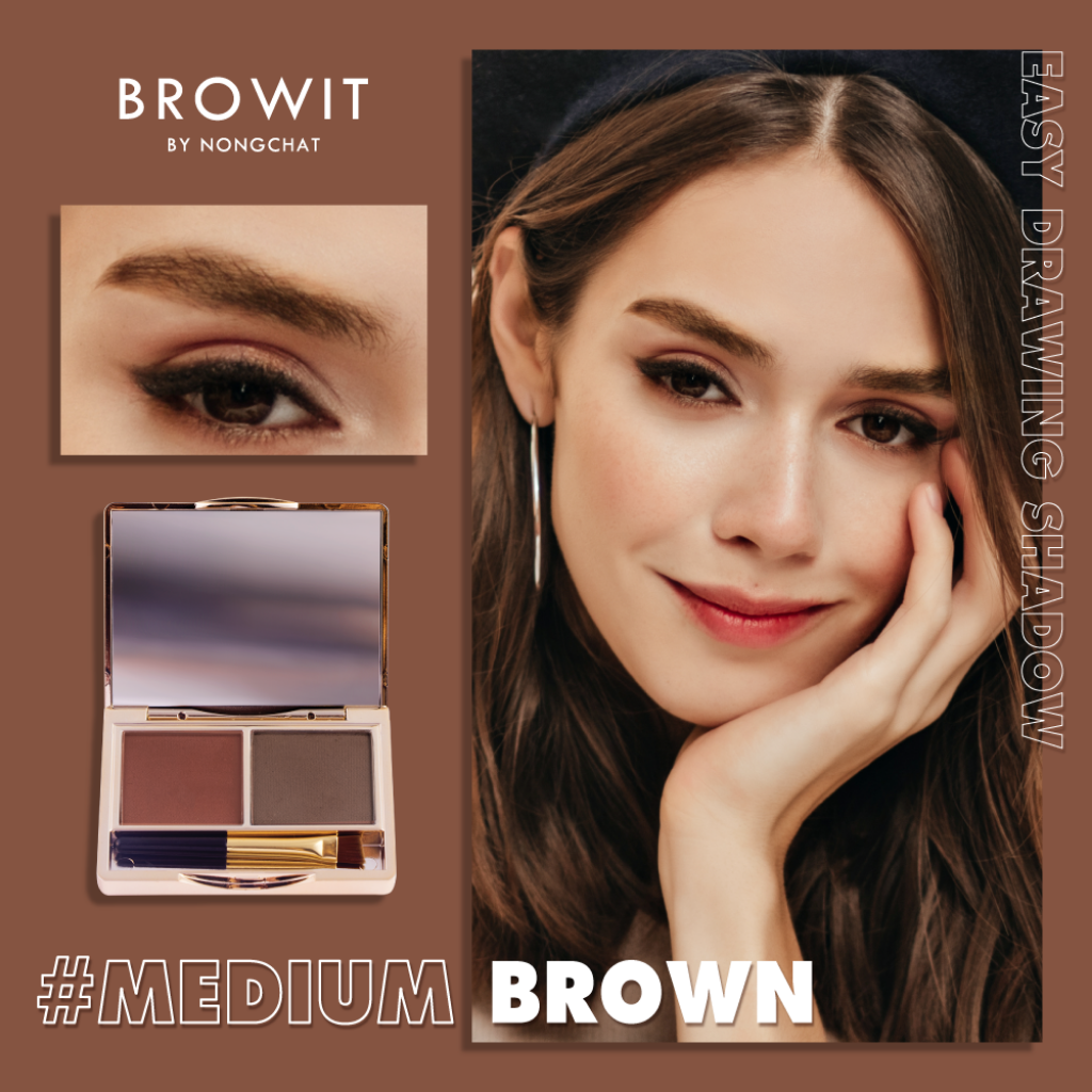 Nongchat Phấn Kẻ Mày Series I Easy Drawing Brow Shadow 4g