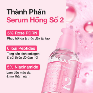 Numbuzin Tinh Chất Cấp Ẩm Phục Hồi No.2 Rose PDRN Collagen 30ml