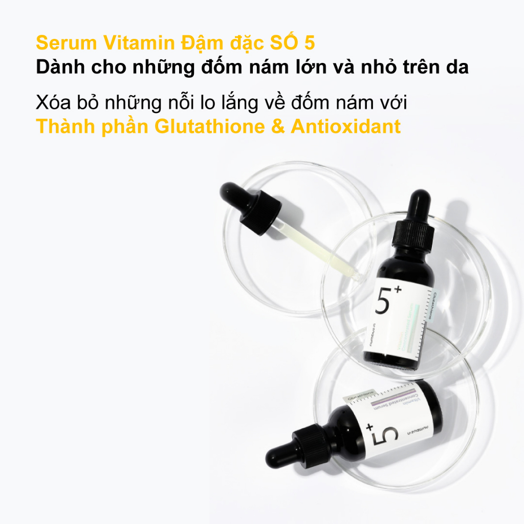 Numbuzin Tinh Chất No.5+ Vitamin Concentrated Serum 30ml