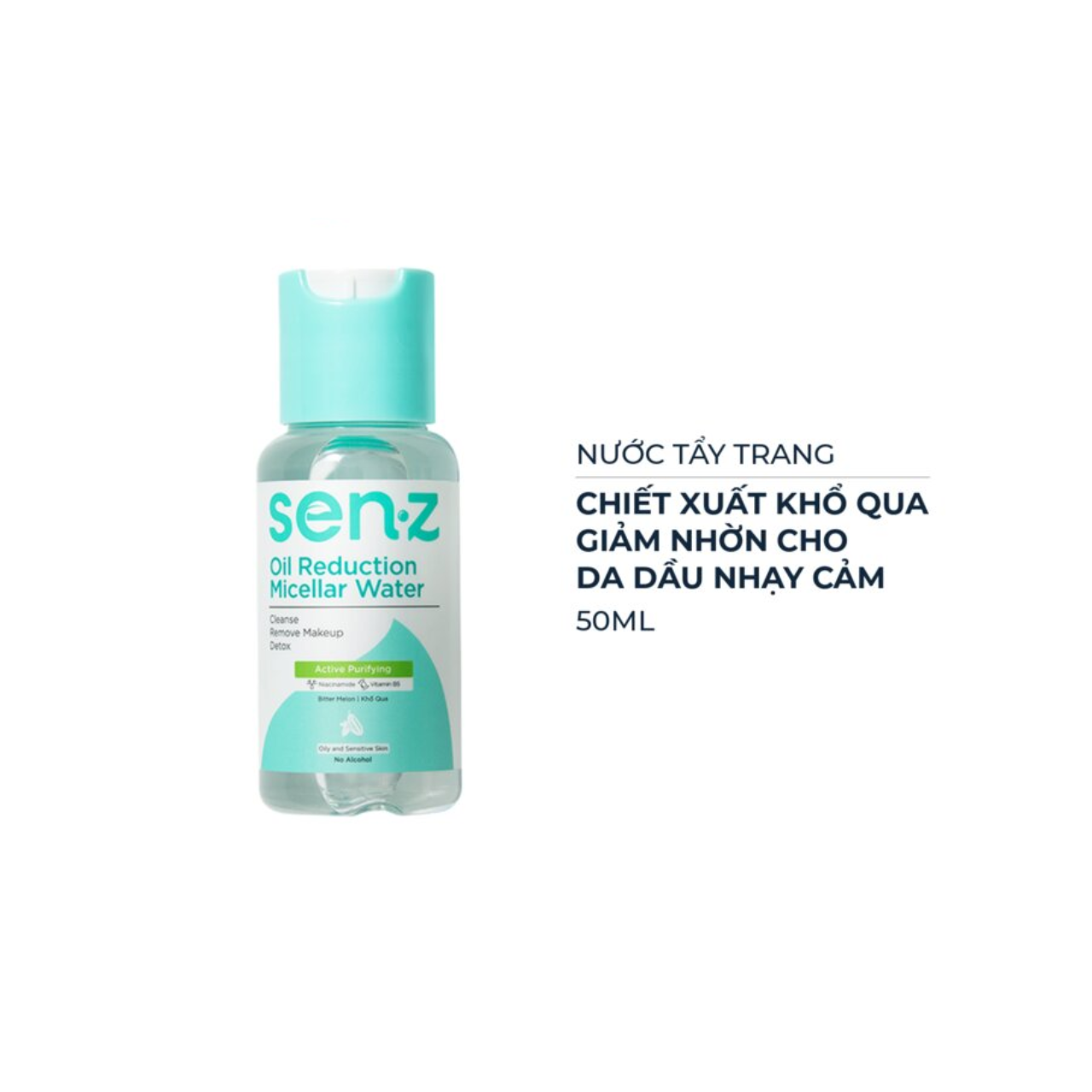 Nước Tẩy Trang Senz Khổ Qua Giảm Nhờn Cho Da Dầu 50ml - D/C