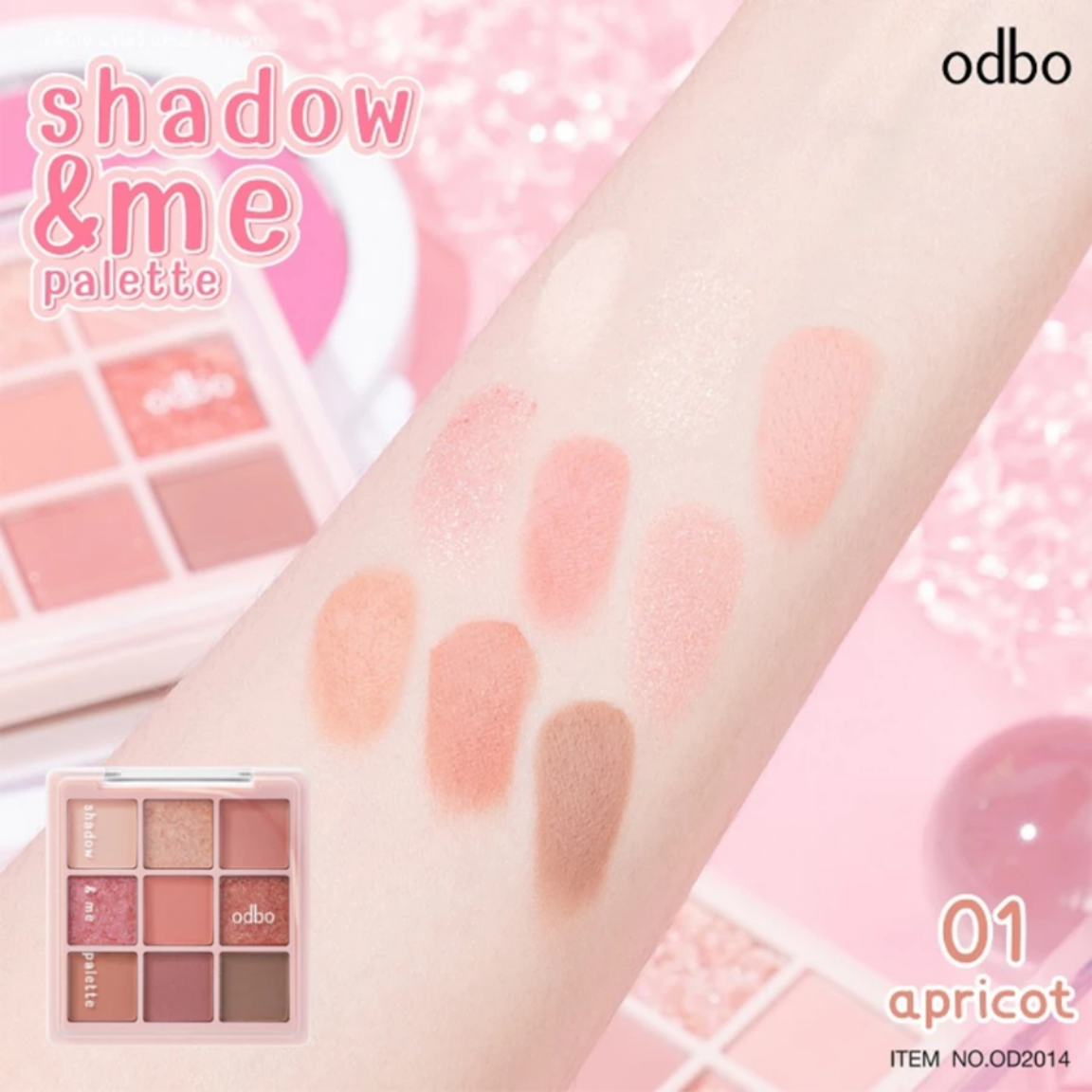Odbo Bảng Phấn Mắt Shadow & Me 9 Ô