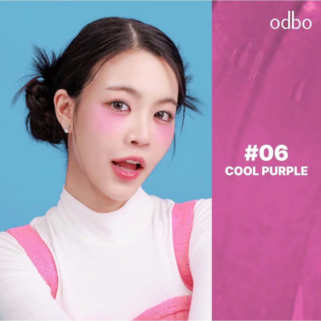 Odbo Phấn Má Kem Cloudy - 06 Cool Purple D/C