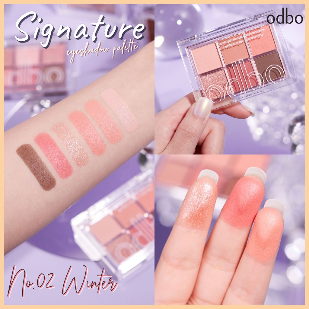 Odbo Phấn Mắt 6 Ô Signature Eyeshadow