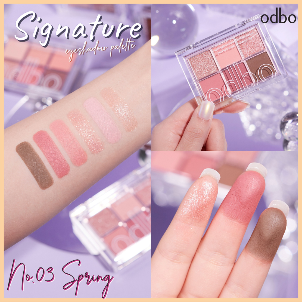 Odbo Phấn Mắt 6 Ô Signature Eyeshadow - 11