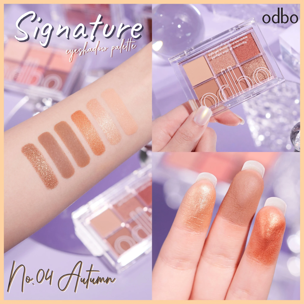 Odbo Phấn Mắt 6 Ô Signature Eyeshadow