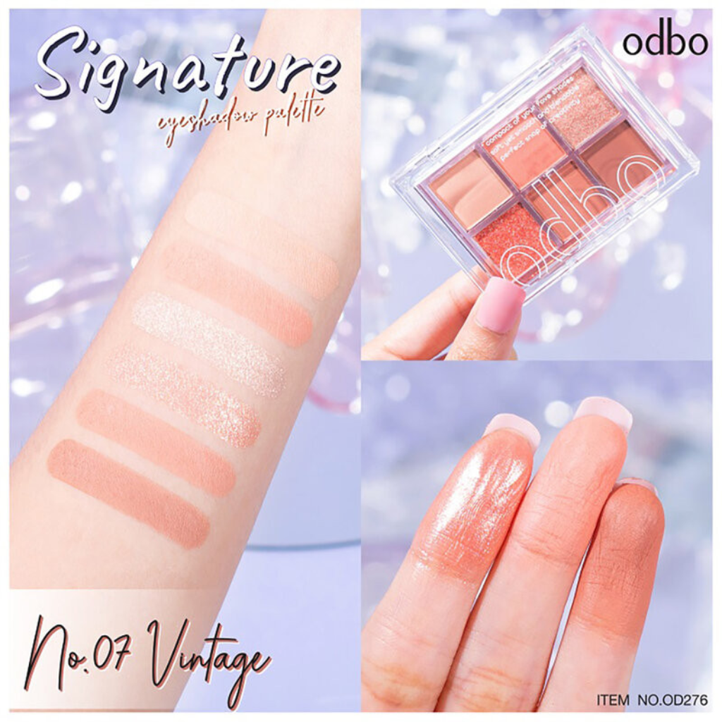Odbo Phấn Mắt 6 Ô Signature Eyeshadow
