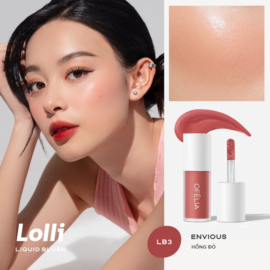 Ofelia Má Hồng Kem Lolli Liquid Blush