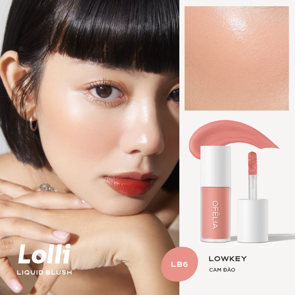 Ofelia Má Hồng Kem Lolli Liquid Blush