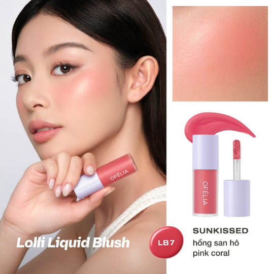 Ofelia Má Hồng Kem Lolli Liquid Blush