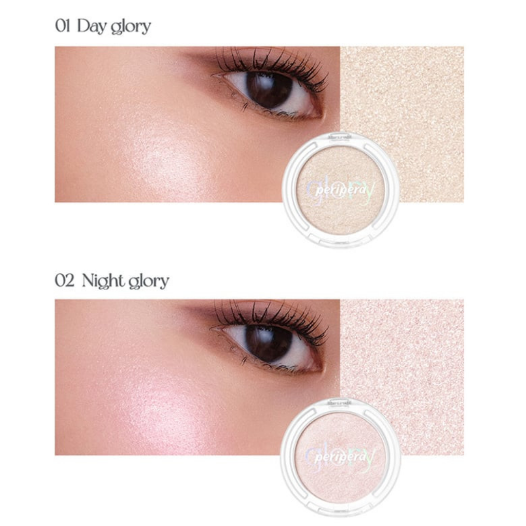 BMT - 4/2026 - Peripera Phấn Bắt Sáng Pure Glory Highlighter Set (Tặng kèm cọ) - 02
