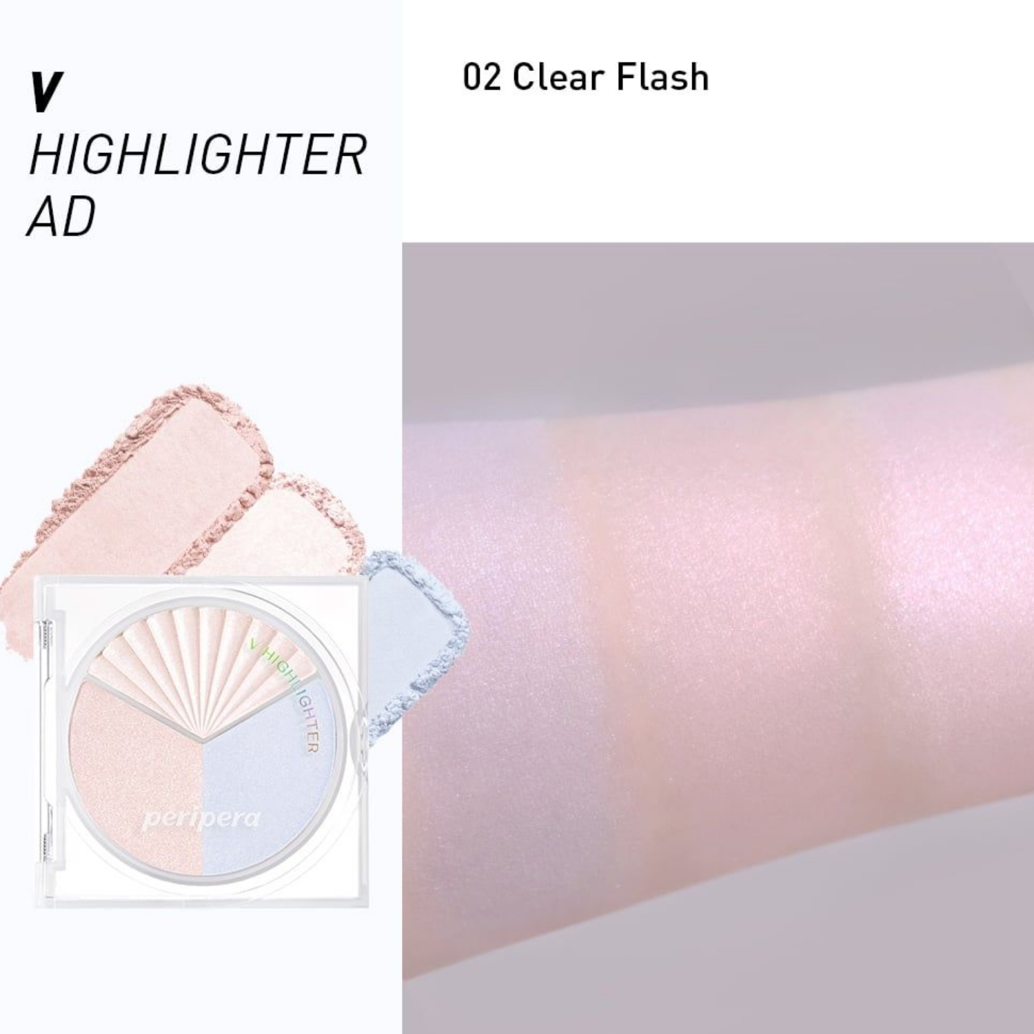 Peripera Phấn Bắt Sáng V Highlighter 8.2g