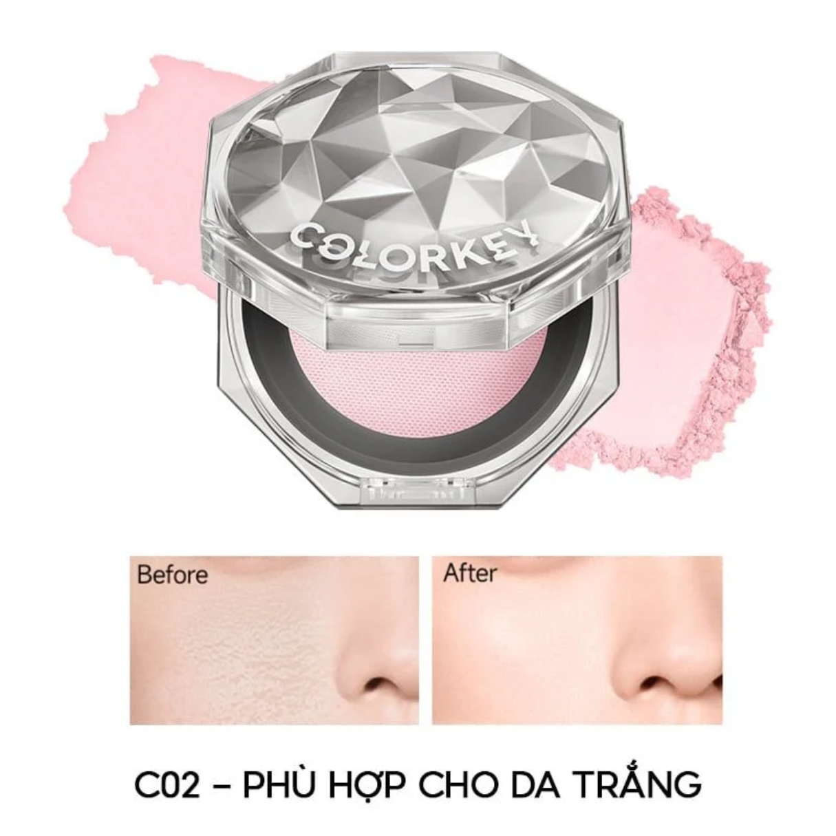 Phấn Phủ Dạng Bột Colorkey Lasting Naturally Occurring Loose Powder