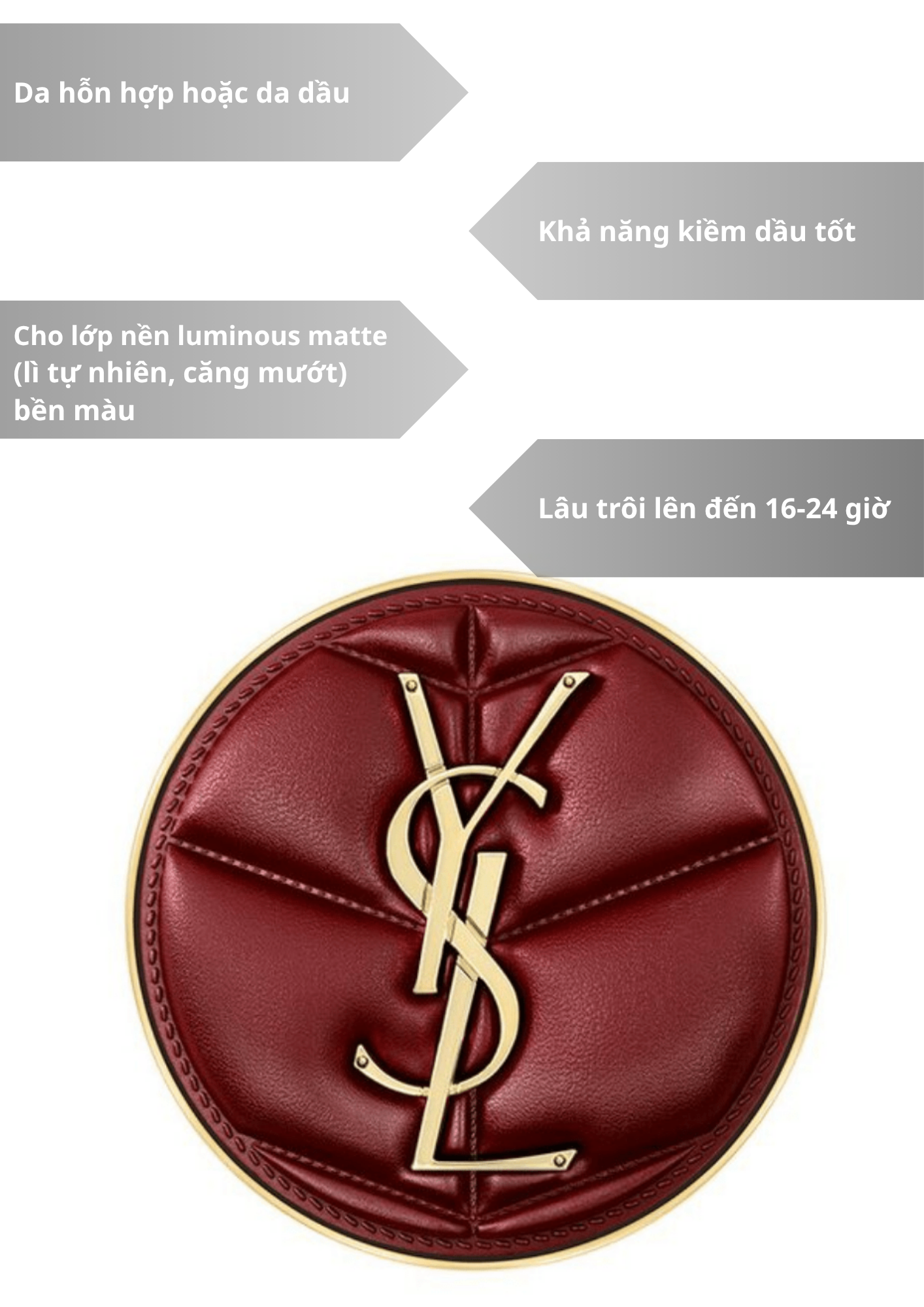 Yves Saint Laurent Le Cushion Encre De Peau - Vỏ Đỏ - 20