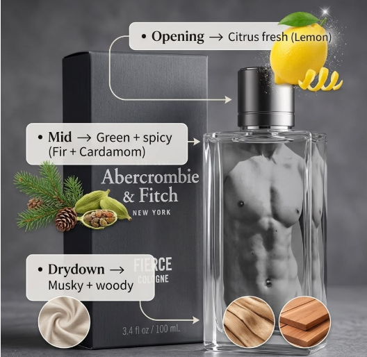Abercrombie & Fitch Fierce Cologne - 10ml