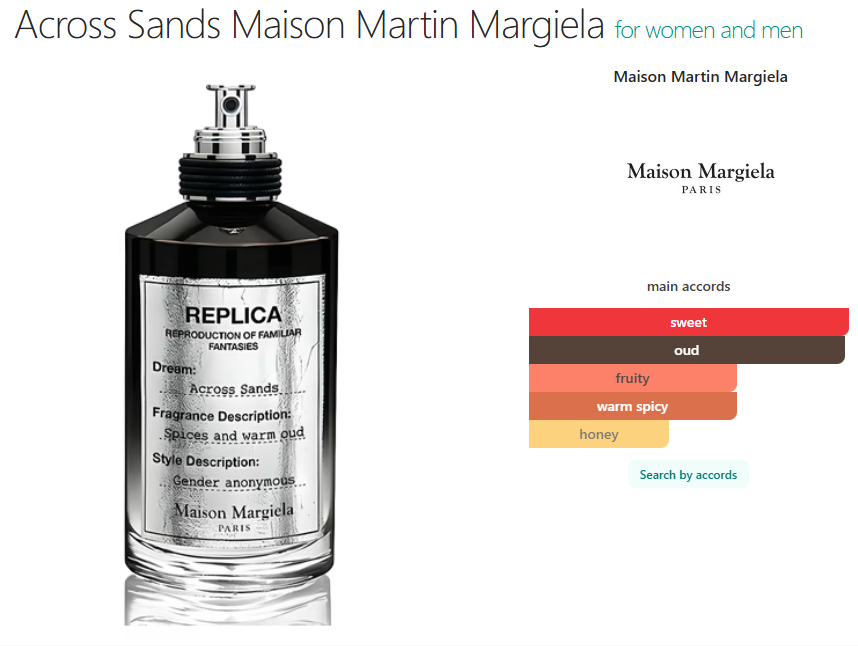 Maison Margiela Replica Across Sands - 10ml