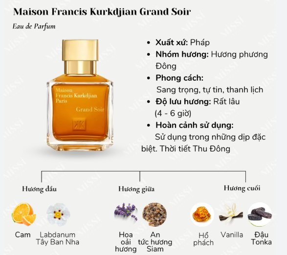 Maison Francis Kurkdjian Grand Soir EDP - 10ml