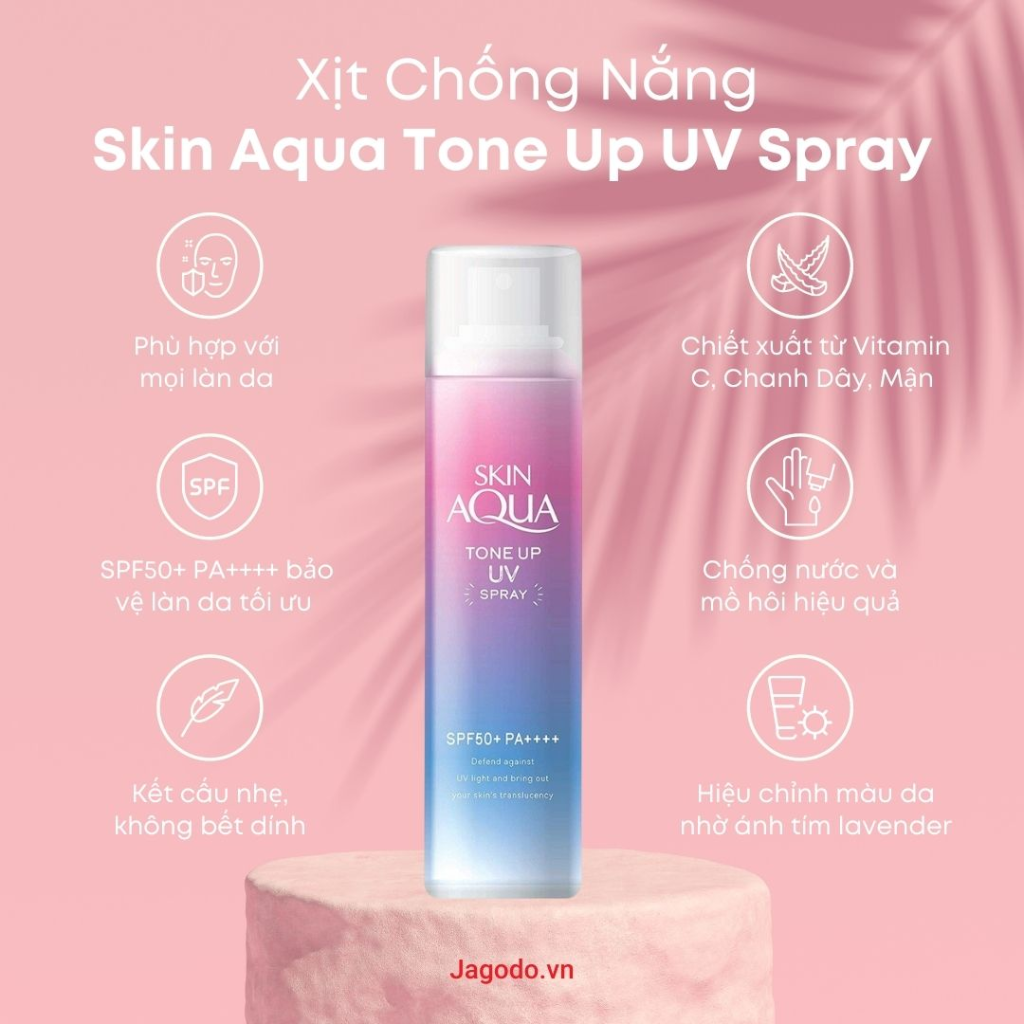 Skin Aqua Xịt Chống Nắng Tone UP Spray 70g