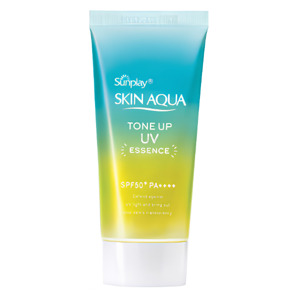 Sunplay Chống Nắng Skin Aqua Tone Up UV Essence Mint Green 50g