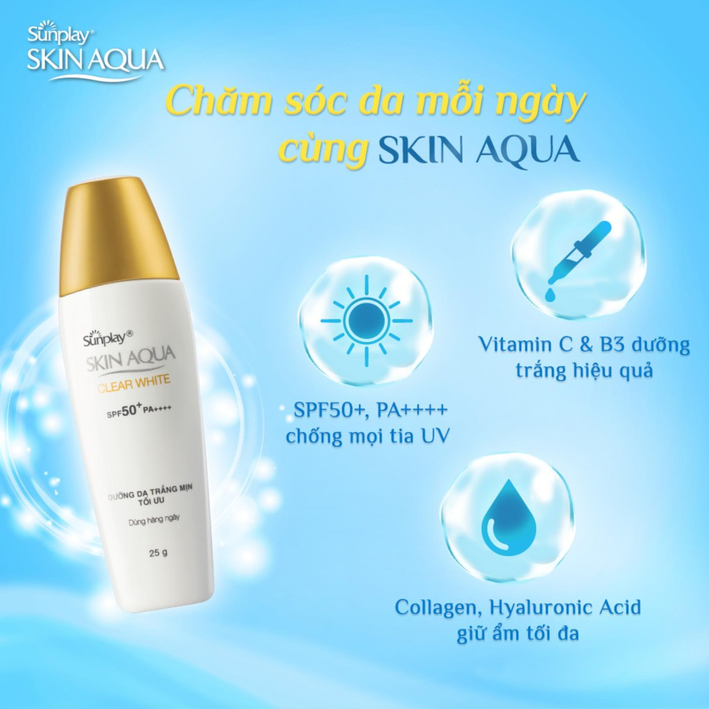 Sữa Chống Nắng Sunplay Skin Aqua Clear White  - 55g