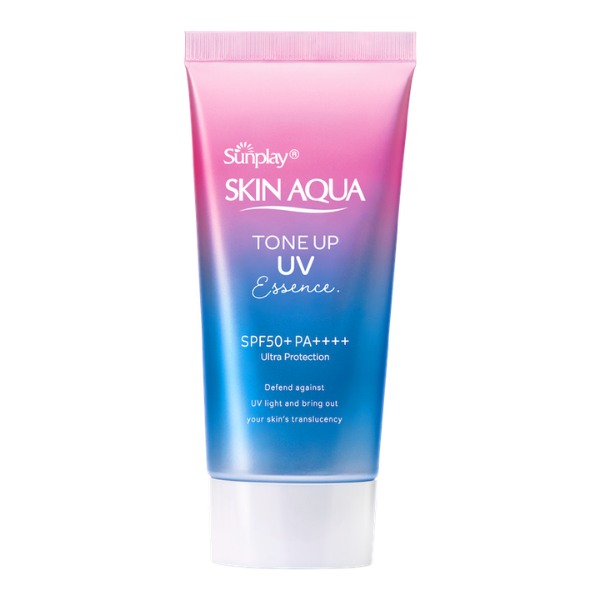 Sunplay Kem Chống Nắng Skin Aqua Tone Up UV Essence Lavender 50g