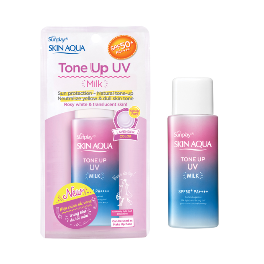 Sunplay Skin Aqua Kem Chống Nắng Tone Up UV Milk SPF50+ PA++++