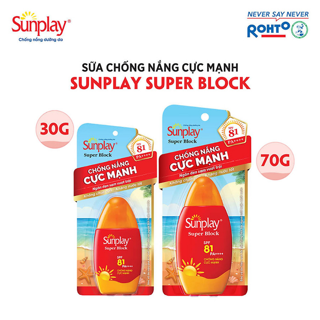 Sunplay Chống Nắng Super Block SPF 81 - 70g