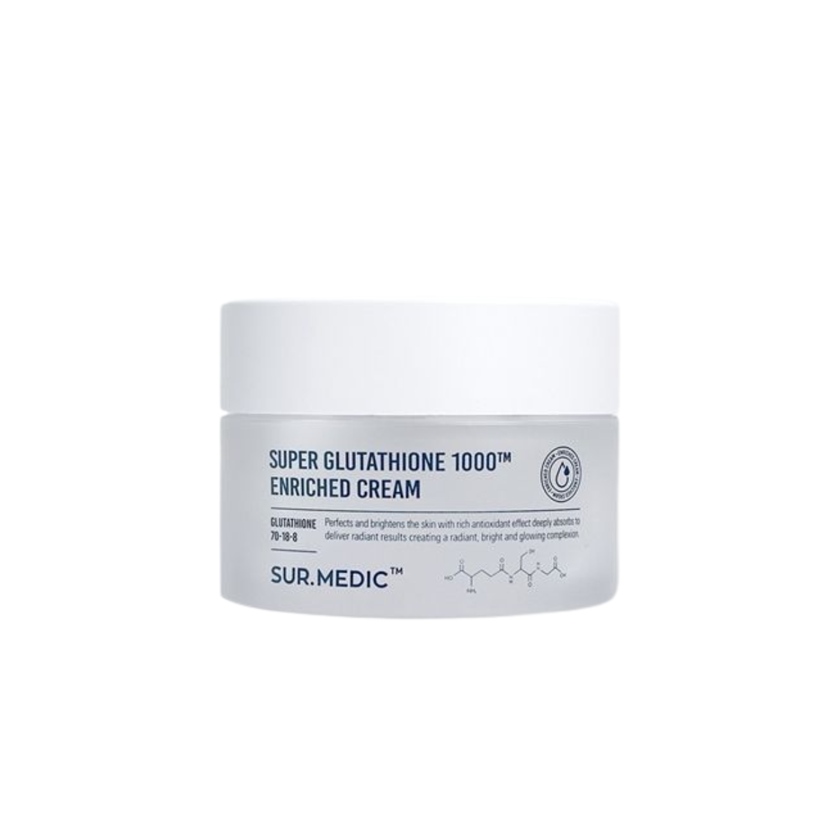 Sur.Medic Kem Dưỡng Super Glutathione 1000TM Enriched Cream 50ml