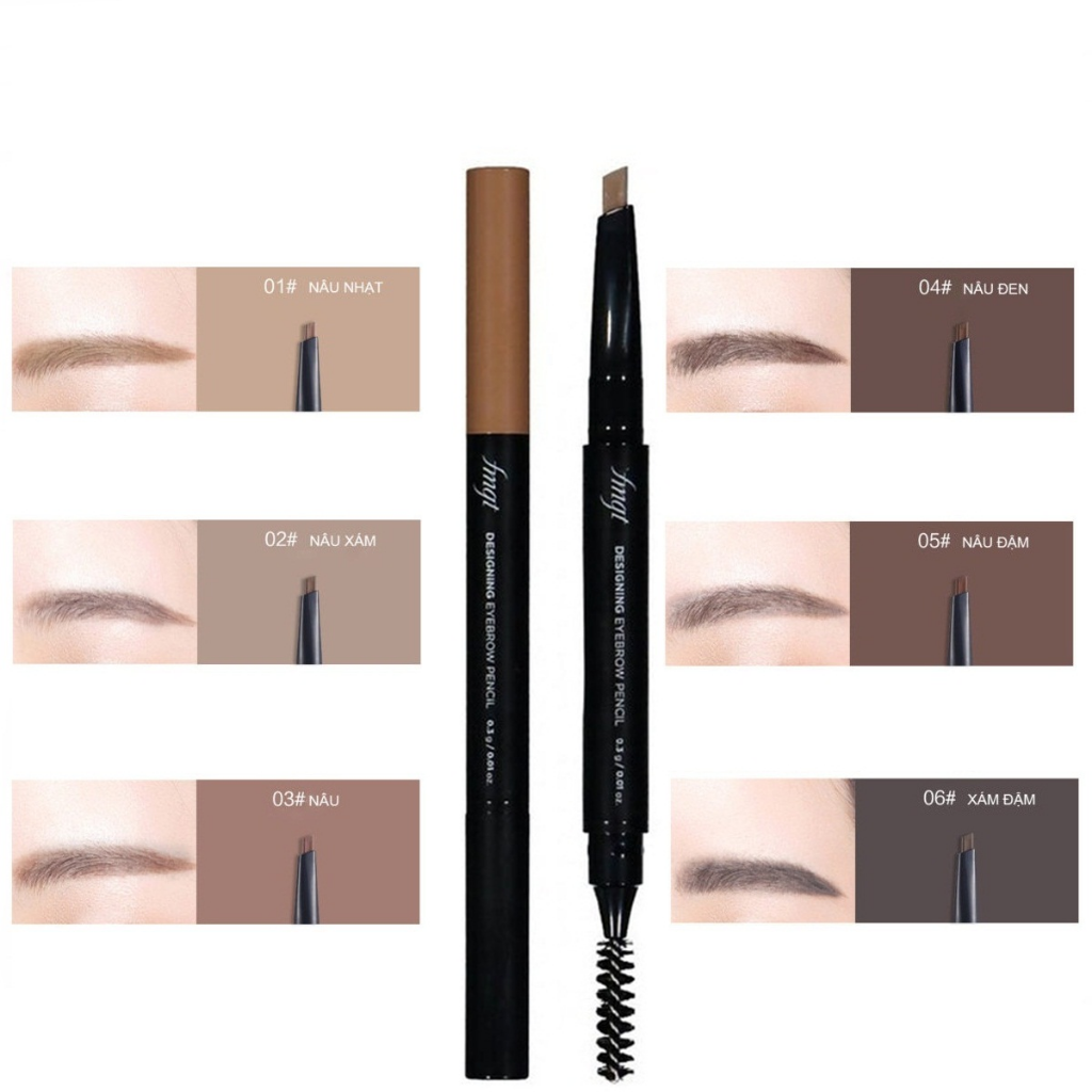 The Face Shop Kẻ Mày Designing Eyebrow Pencil - 06 Dark Gray
