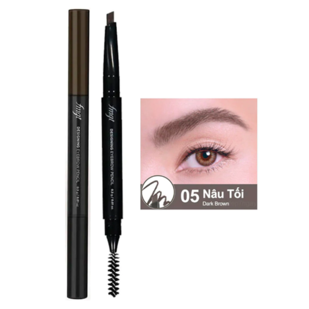 The Face Shop Kẻ Mày Designing Eyebrow Pencil - 06 Dark Gray