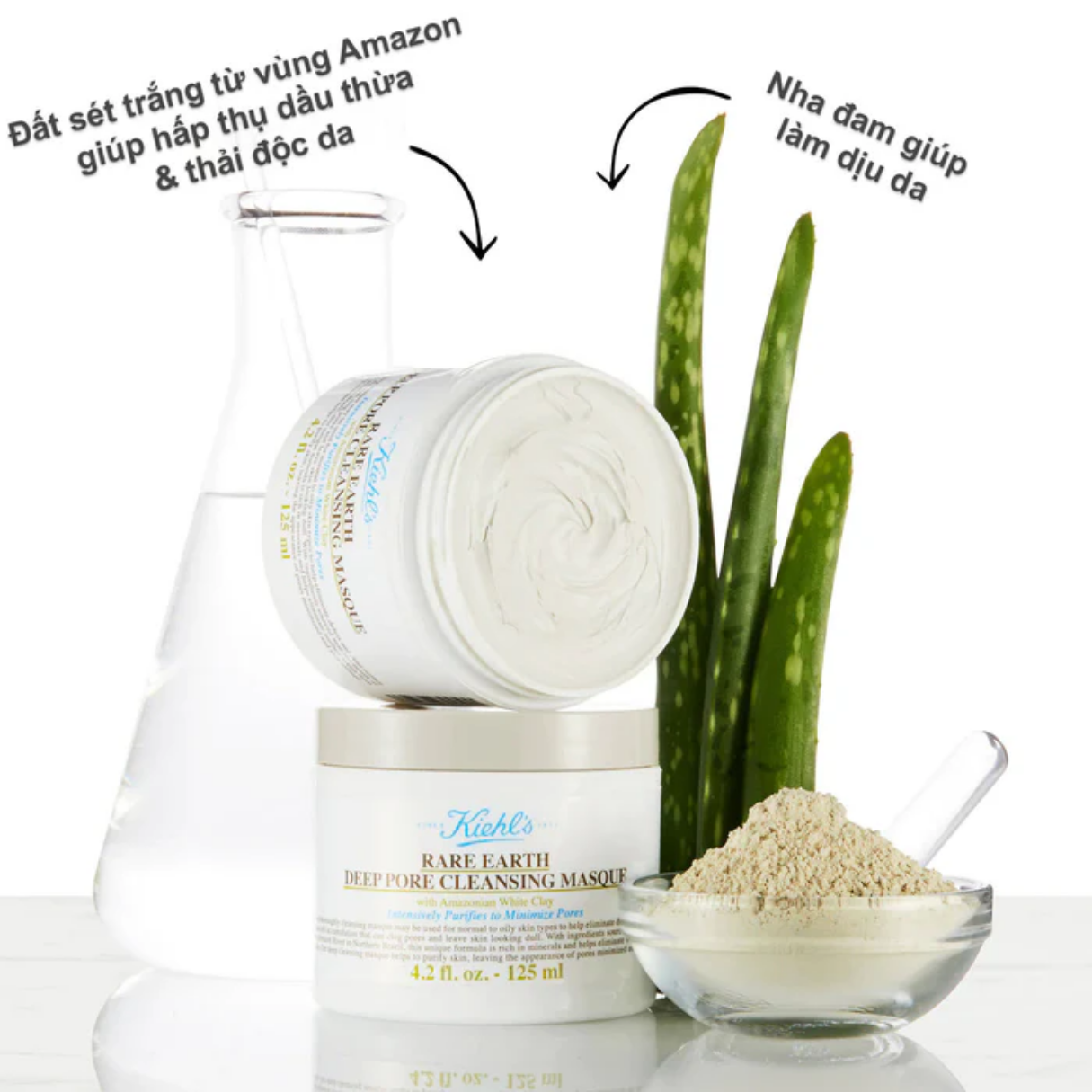 Kiehl's Mặt Nạ Đất Sét Rare Earth Deep Pore Cleansing Masque