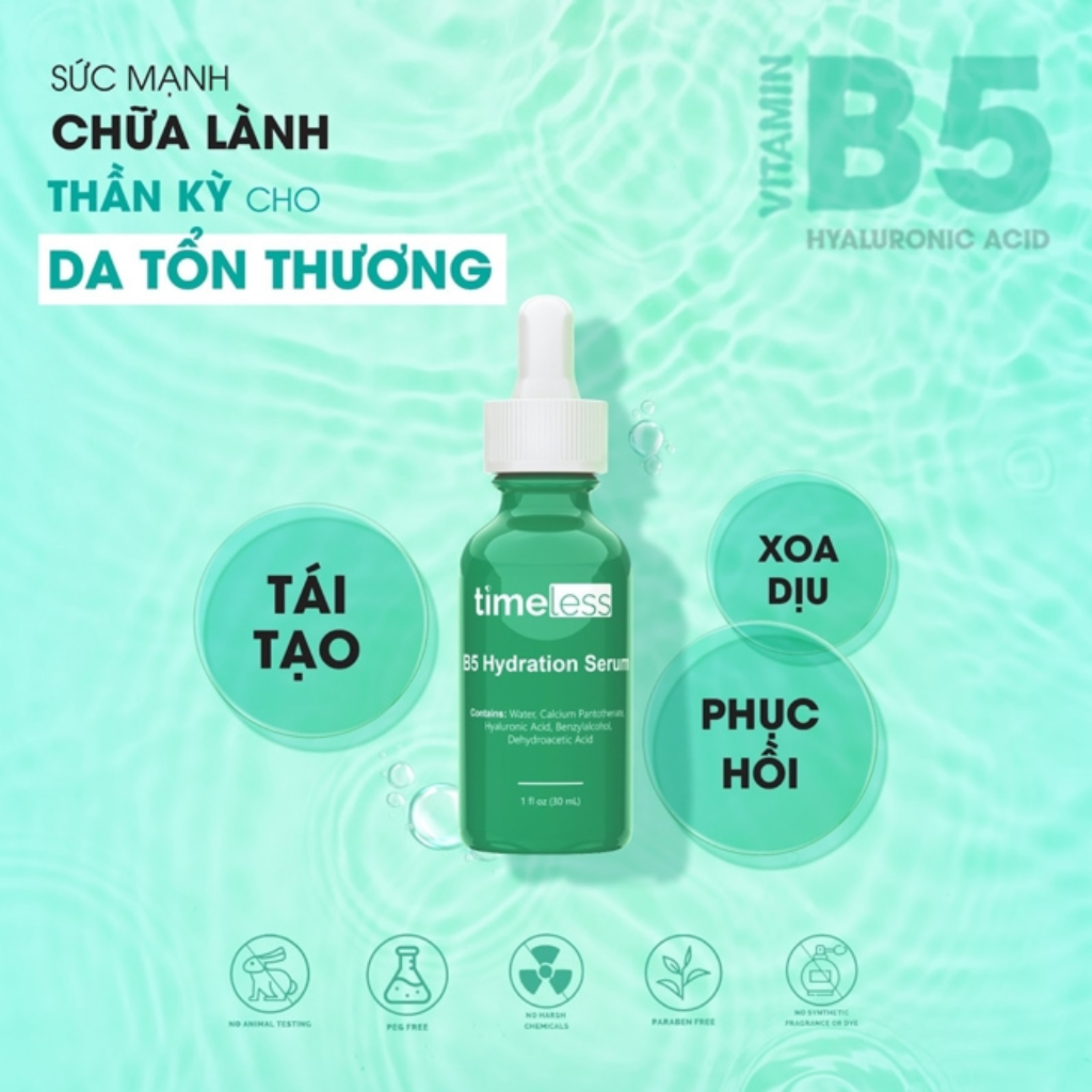 Timeless Tinh Chất Vitamin B5 Serum 30ml