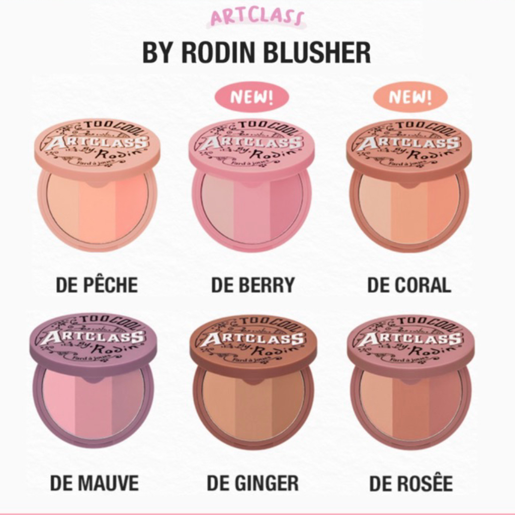 Phấn Má Hồng Too Cool For School Artclass By Rodin Blusher 9g D/C - De Berry