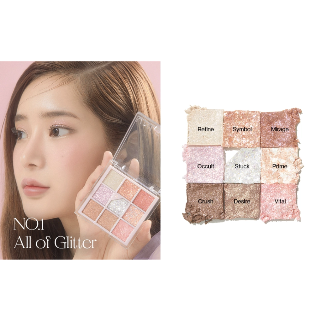 Unleashia Phấn Mắt Glitterpedia Eye Palette D/C