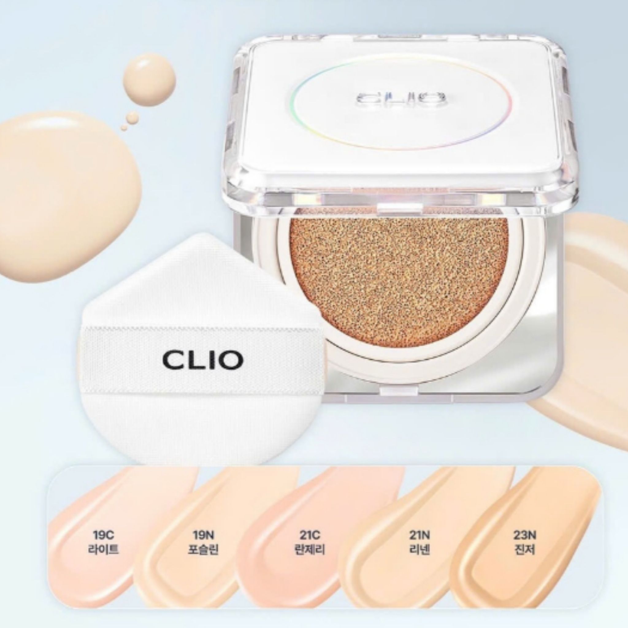 Clio Phấn Nước Kill Cover Founwear Cushion The Original Mini SPF 50 PA+++ (Trắng - Mới)