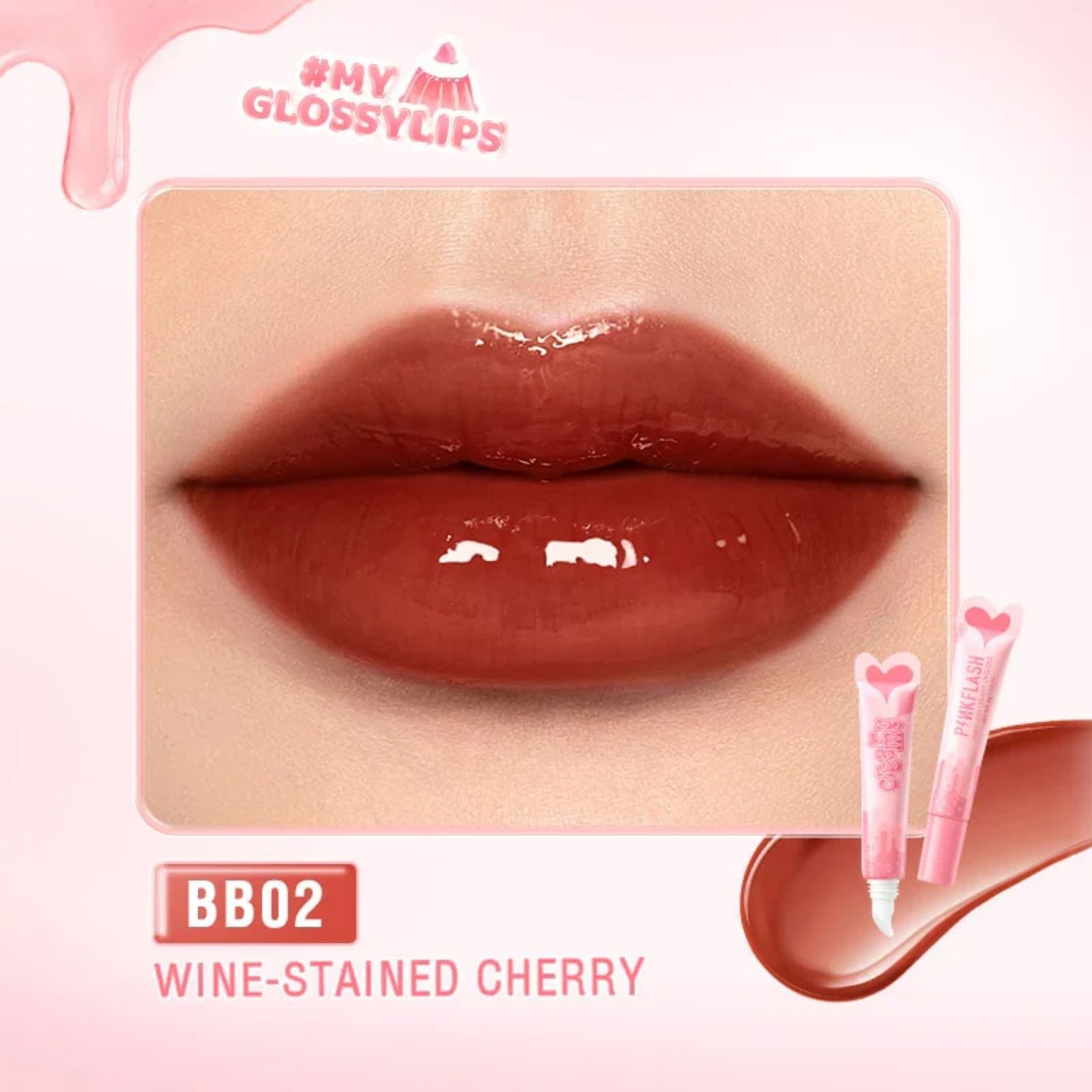 Pinkflash Son Bóng Creamy Shine Hydrating Lip Gloss - BB02
