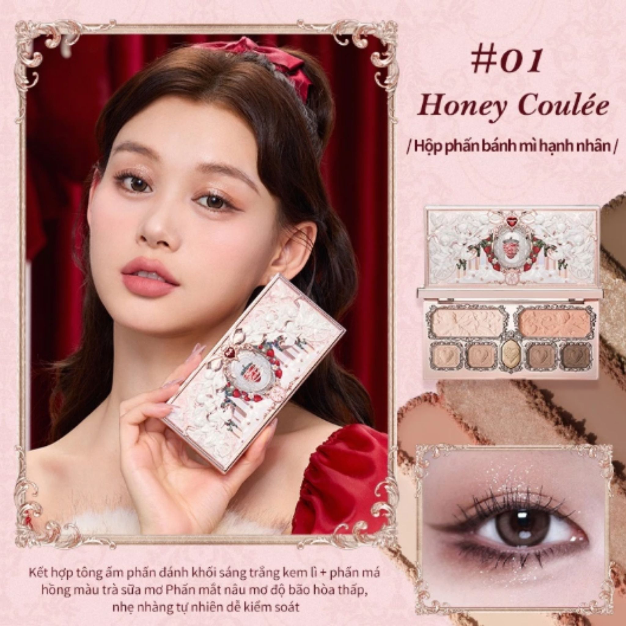 Flower Knows Phấn Mắt Strawberry 01