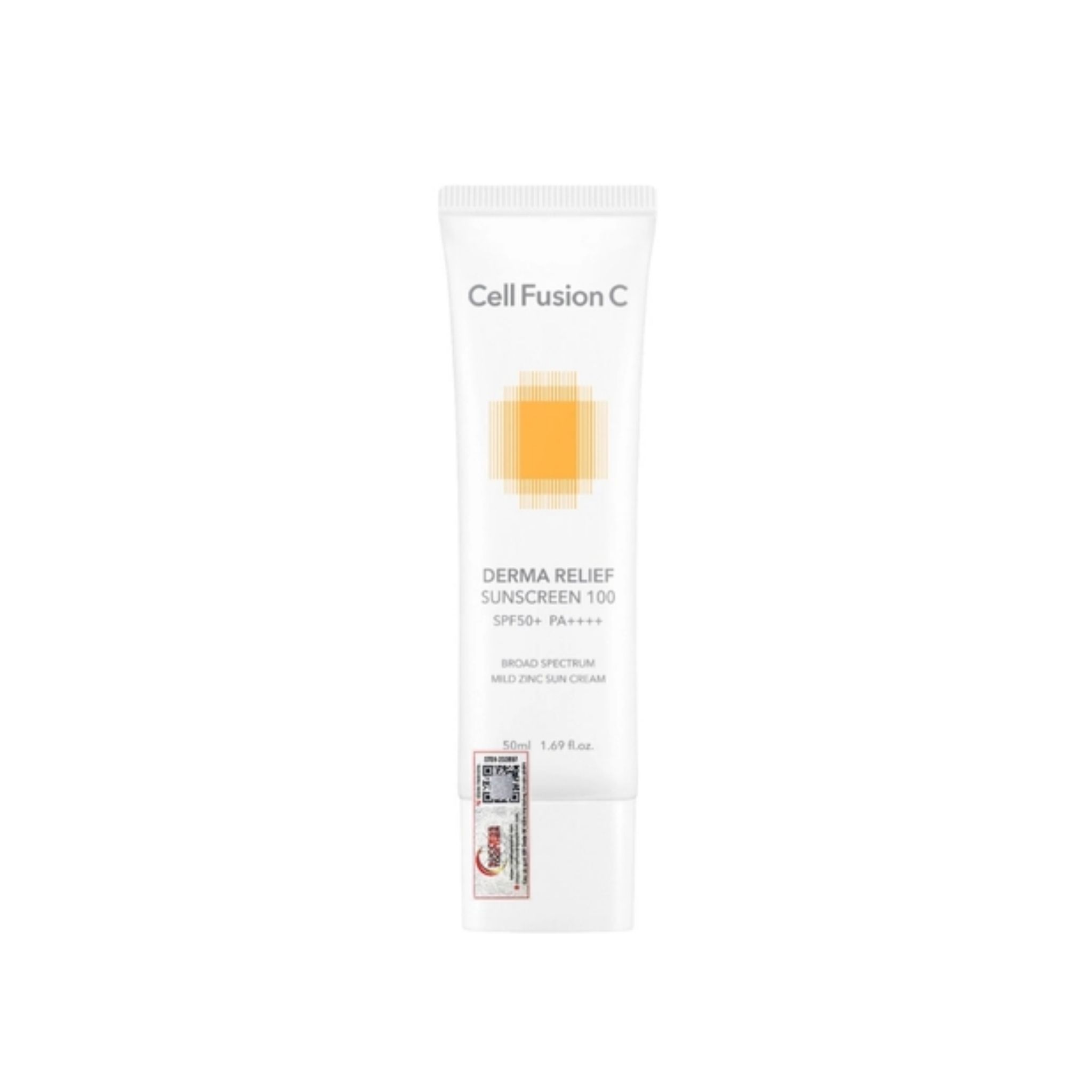 Cell Fusion C Kem Chống Nắng Derma Relief Sunscreen 100 SPF 50+ 50ml