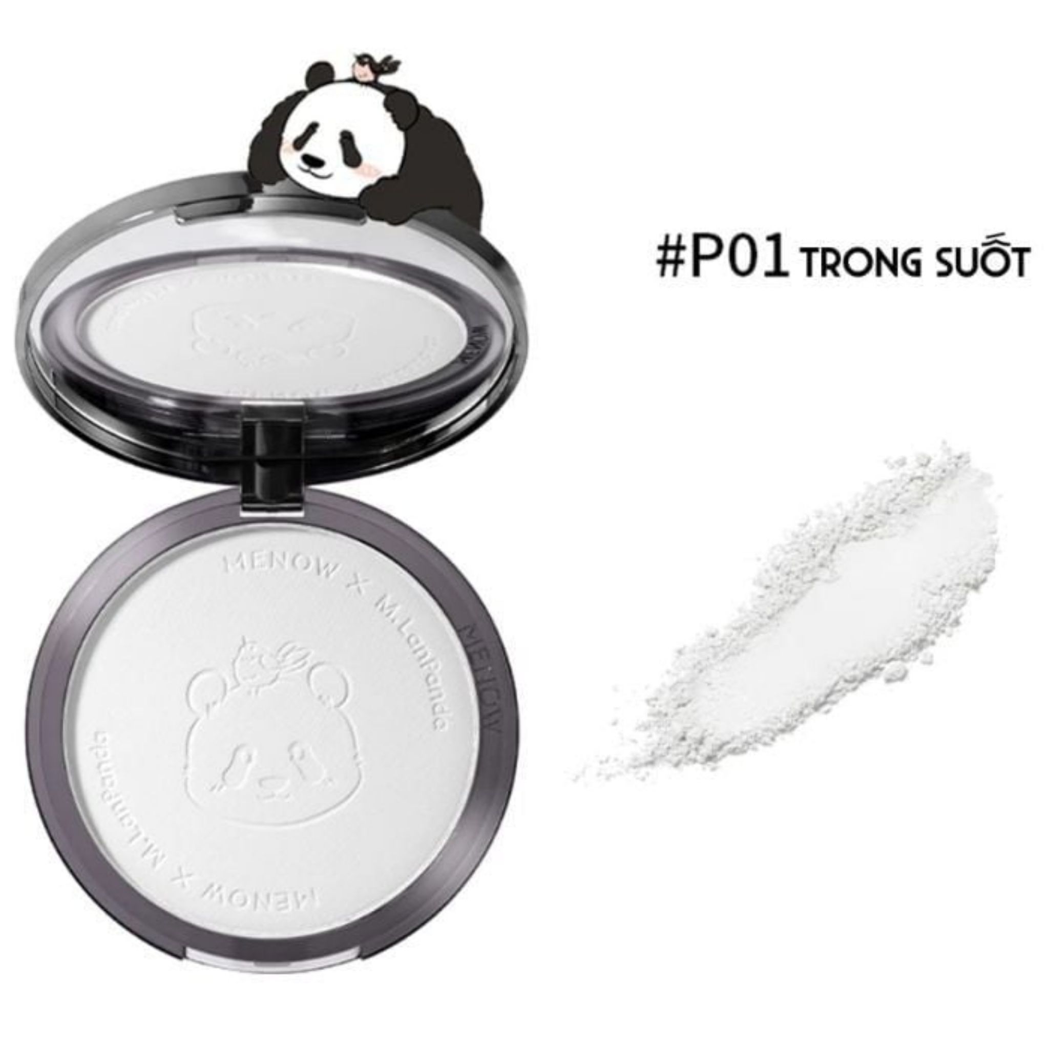 Menow Phấn Phủ Dạng Nén Menglan Panda - P05 Tím
