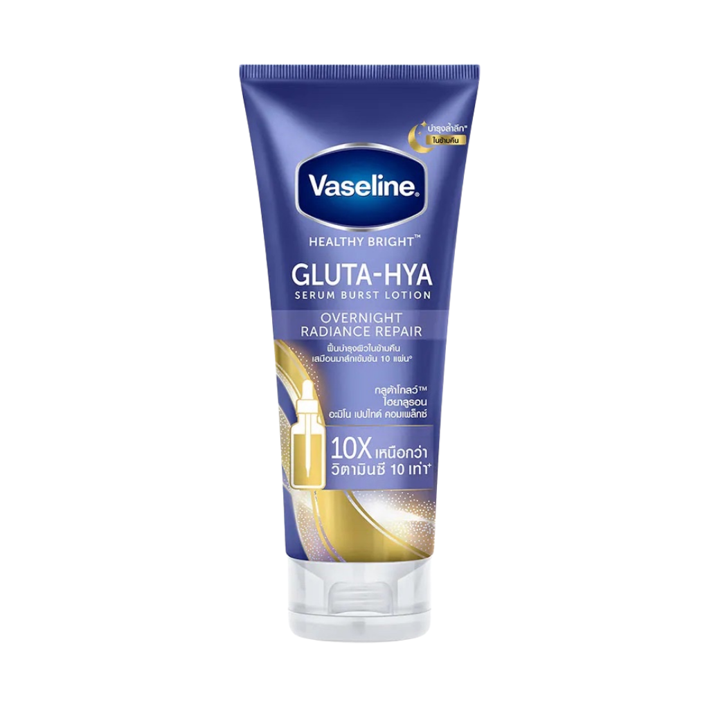 Vaseline Dưỡng Thể Gluta-Hya 10X 300ml - (Xanh) Overnight Radiance Repair