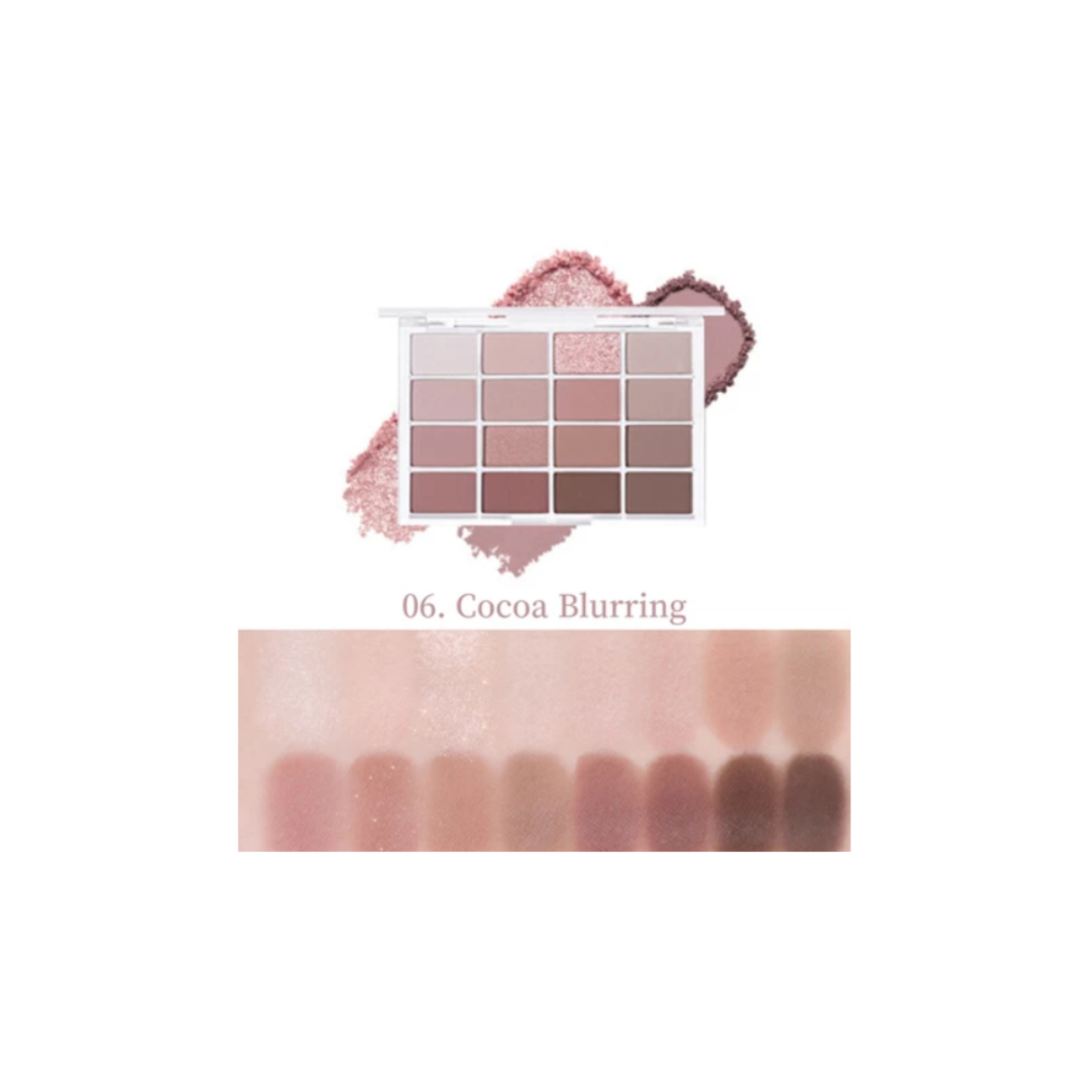Wakemake Bảng Mắt Soft Blurring Eye Palette Special Set 16 Ô 14G D/C
