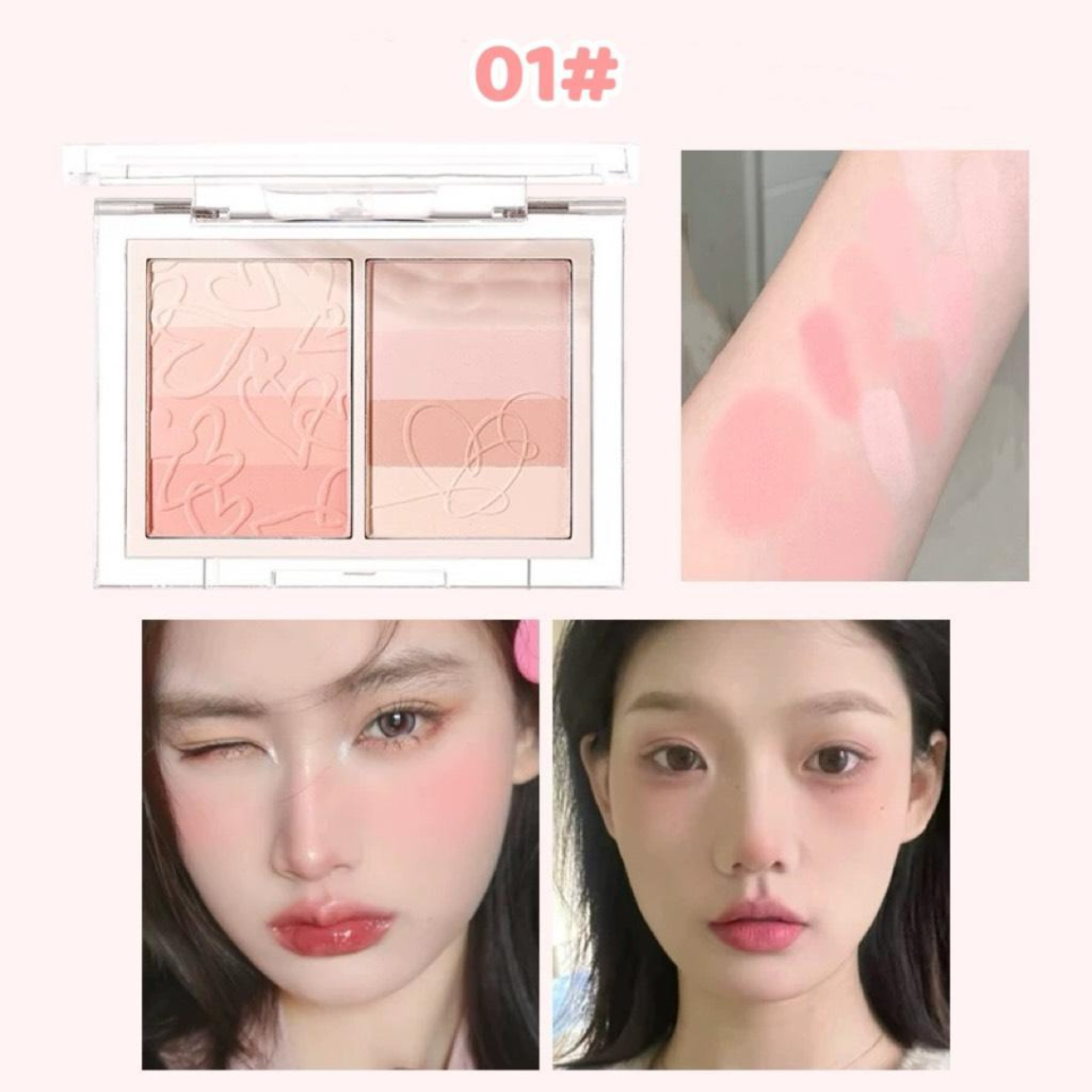 XIXI Bảng Má Hồng 2 ô A Bubbling Heart