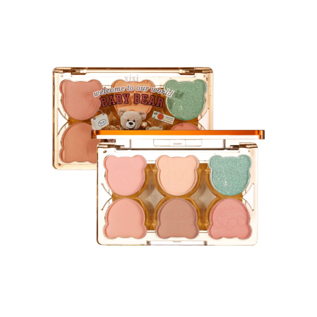 Xixi Phấn Mắt Work Bears 6 Color Eyeshadow Pallete