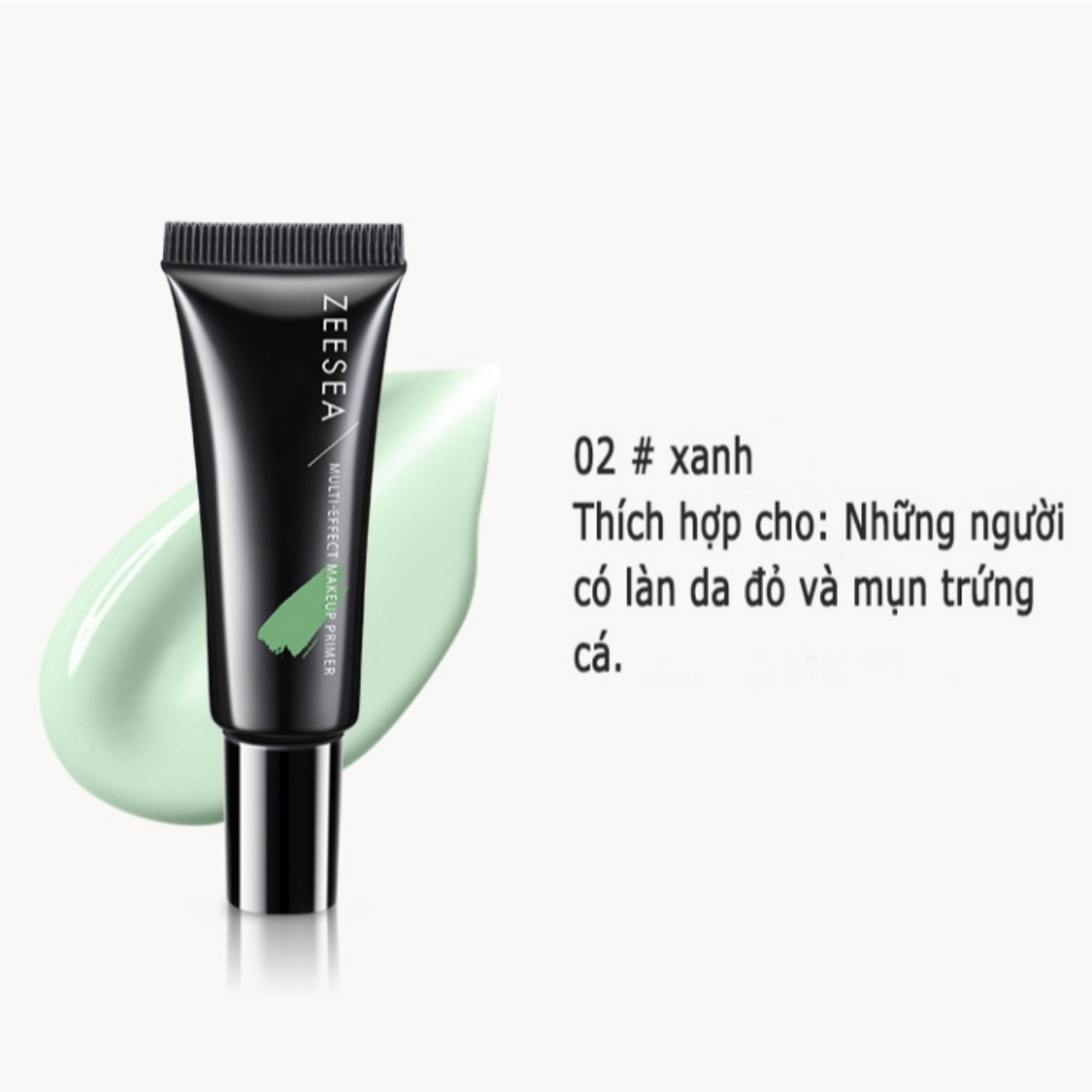 ZEESEA Kem Lót Tuýp 10g Multi-Effect Makeup Primer  - Xanh