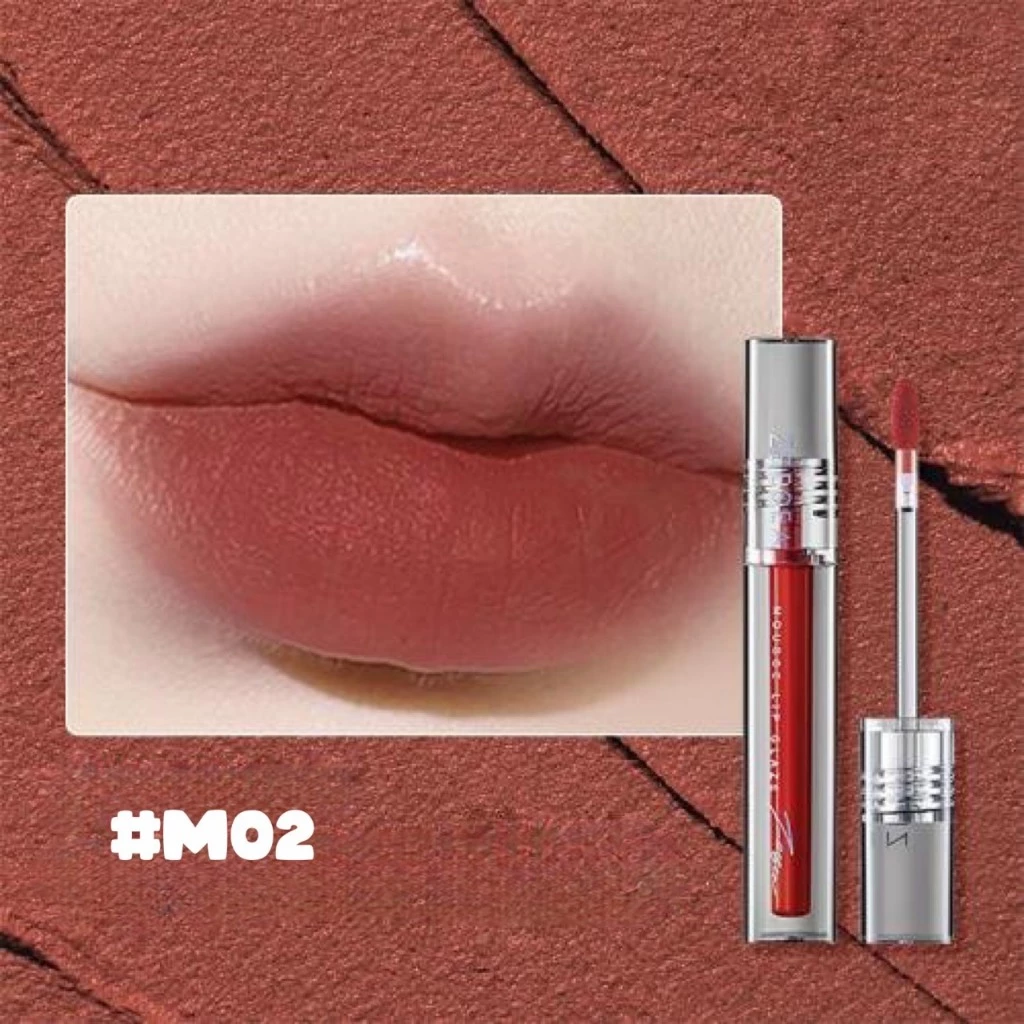 ZEESEA Son Kem Lì Mousse Lip Glaze