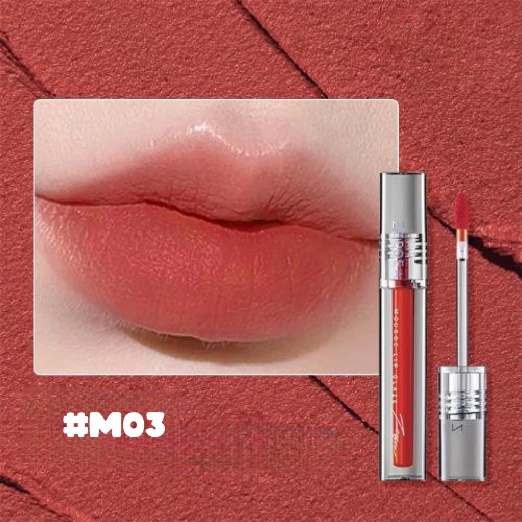 ZEESEA Son Kem Lì Mousse Lip Glaze